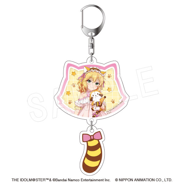 アイドルマスター　アイマス　アトレ　ガラポン　缶バッジ　アクリルキーホルダー 学園アイドルマスター 2周年記念グッズ 公式トレーディングチケット風