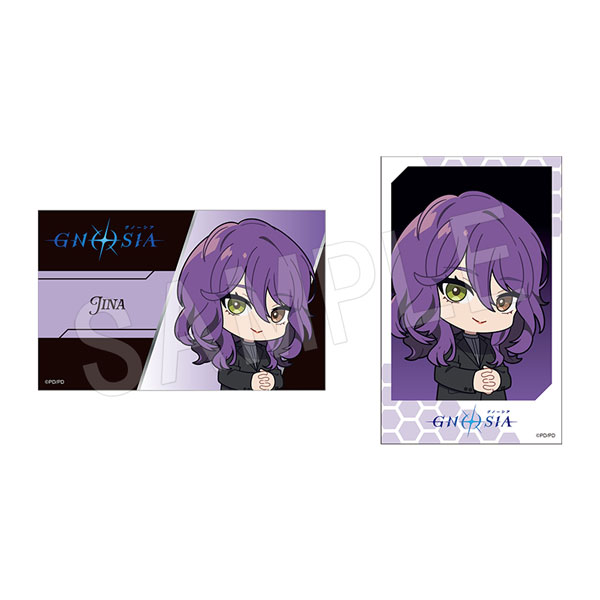 7月発送】グノーシア イラストカード2枚セット 黒スーツver. ジナ | か