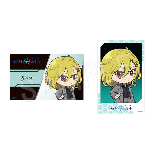 7月発送】グノーシア イラストカード2枚セット 黒スーツver. セツ | か