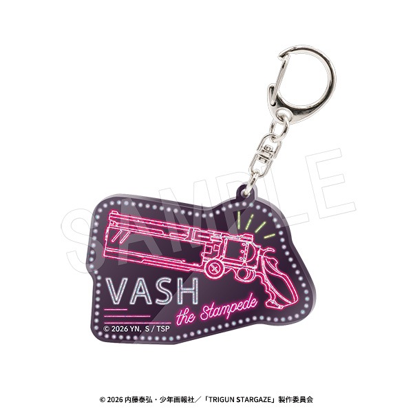 TRIGUN STARGAZE ステッカー/アクリルキーホルダー計5点セット 7月発送】TRIGUN STARGAZE キラメキコレクション ビジューアクリル