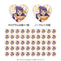 10月発送】プリティーシリーズ ハート缶バッジ50個セット(ホロ缶バッジ