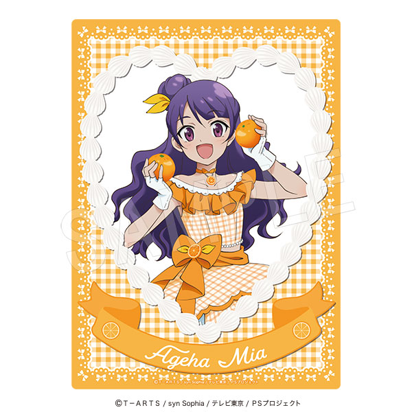 【10月発送】プリティーシリーズ ホロアクリルアートパネル Fruits gingham ver. 上葉みあ