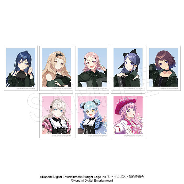 10月発送】シャインポスト 宣材写真風ミニステッカーセット TypeB