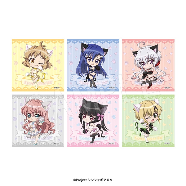 10月発送】戦姫絶唱シンフォギアXV ステッカーセット 猫ver.【C108