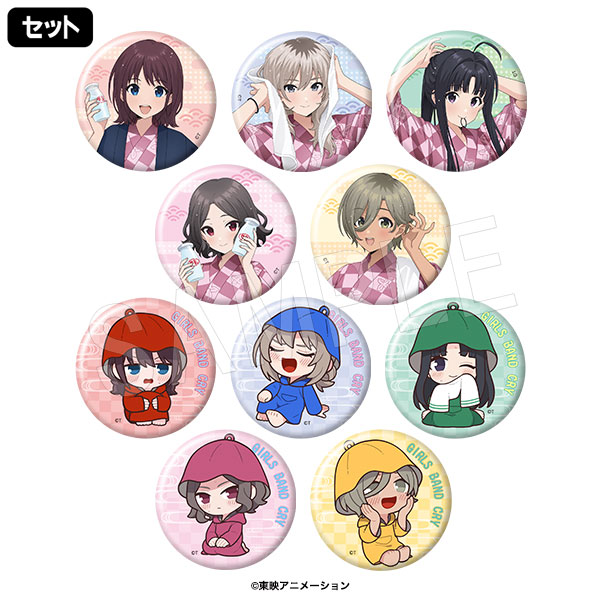 3月発送】ガールズバンドクライ トレーディング和紙風缶バッジ 楽久屋