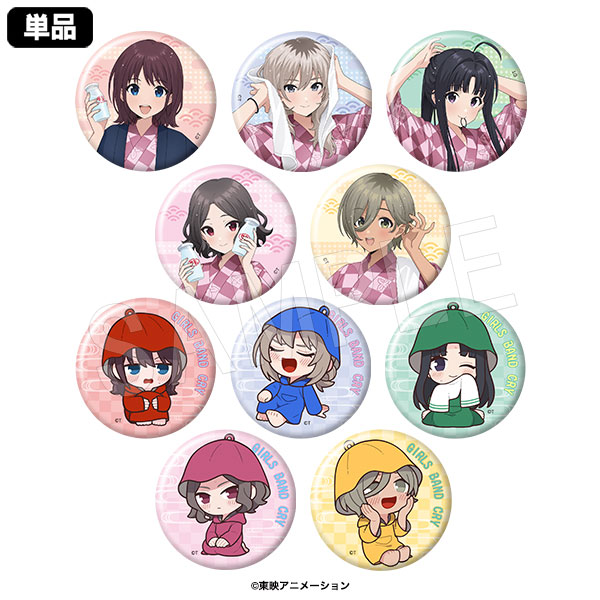 3月発送】ガールズバンドクライ トレーディング和紙風缶バッジ 楽久屋