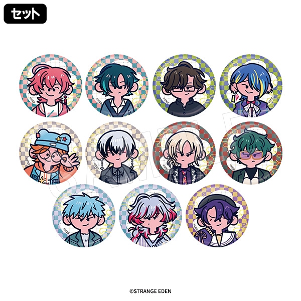 ストレンジエデン 鱗 缶バッジ 1月発送】STRANGE EDEN トレーディングマット缶バッジ(セット