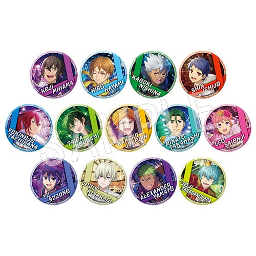 KING OF PRISM プリズムラッシュ！LIVE トレーディング缶バッジ