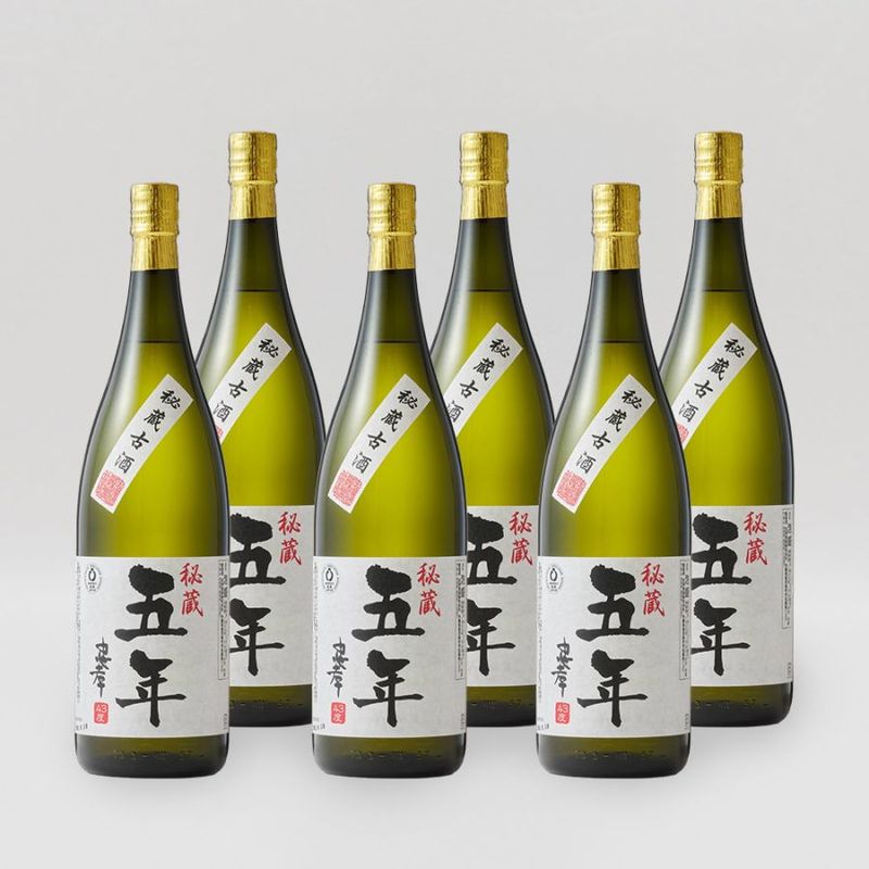 送料無料【古酒の日キャンペーン】5年古酒忠孝43度1800ml×6本