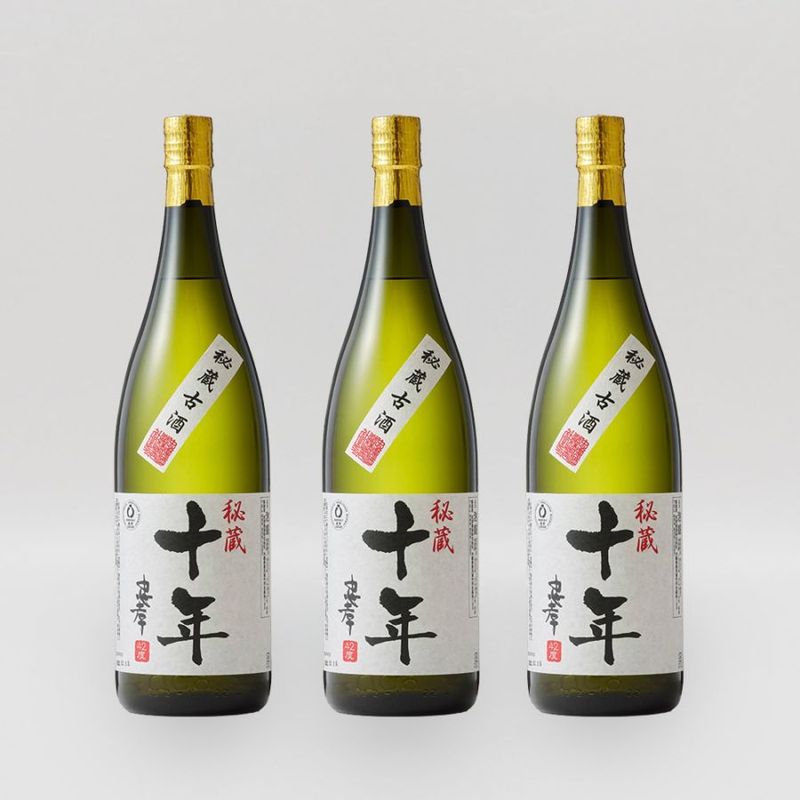 送料無料【古酒の日キャンペーン】10年古酒忠孝42度1800ml×3本