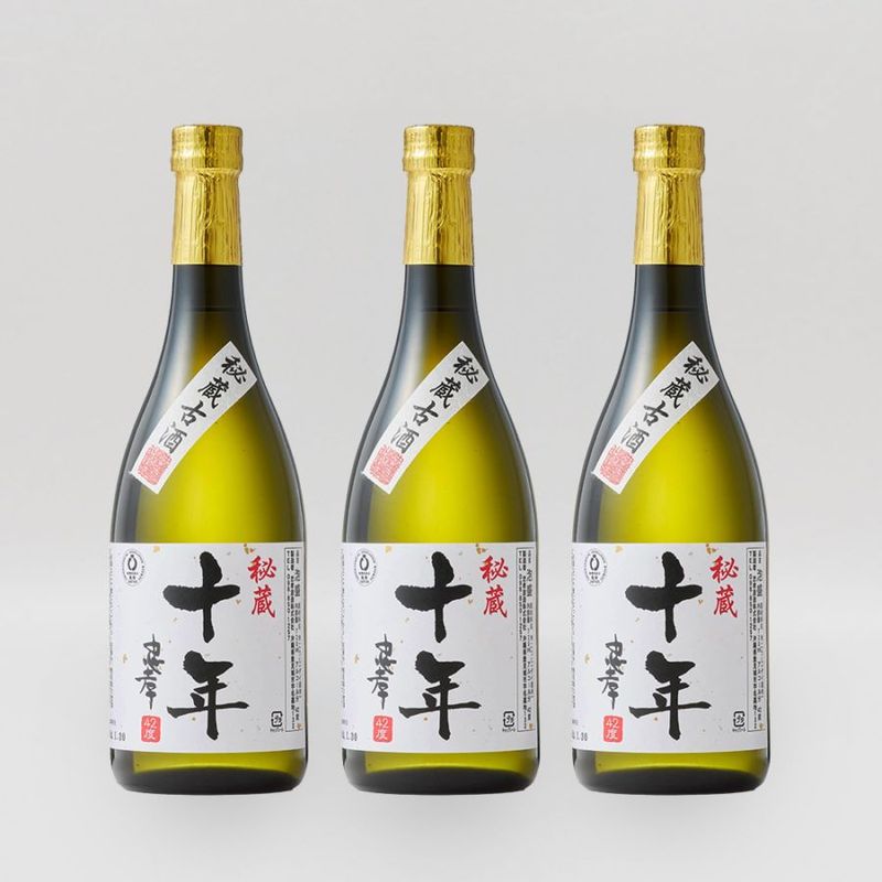 送料無料【古酒の日キャンペーン】10年古酒忠孝42度720ml×3本