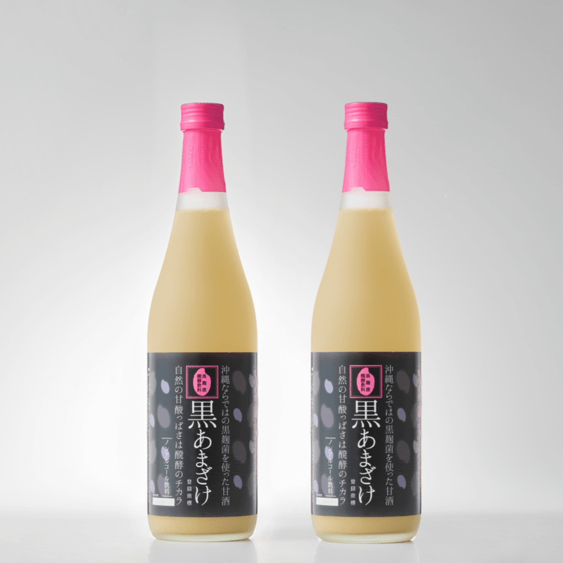 沖縄県産の黒麹を使った黒あまざけ720ml