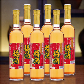 【2025夏ギフトまとめ買い】くぅーす梅酒10度（500ml×6本）
