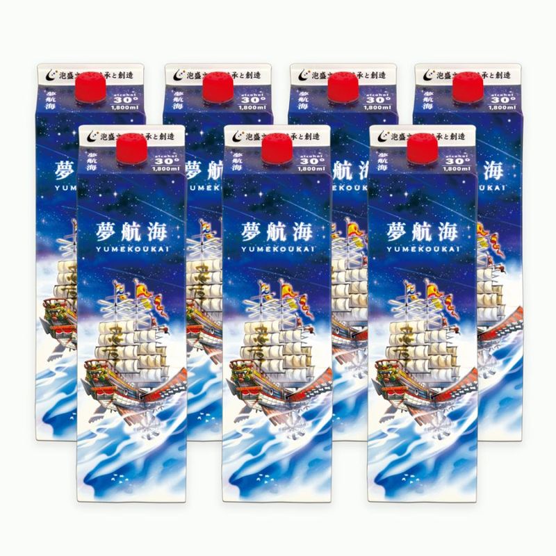 ［沖縄発］泡盛30度「紙パックセット⑤」1.8LX6本 2026ギフト】夢航海 紙パック30度1800ml【沖縄泡盛】
