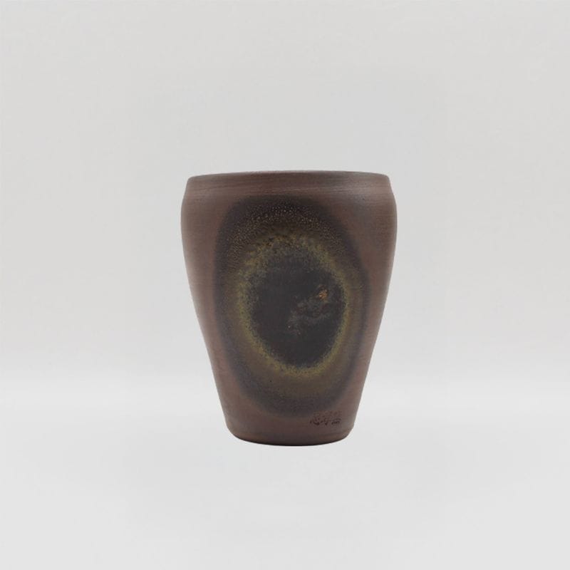 【大陶器セール】忠孝酒造オリジナル陶器・酒器「琉球城焼コップ（G）」