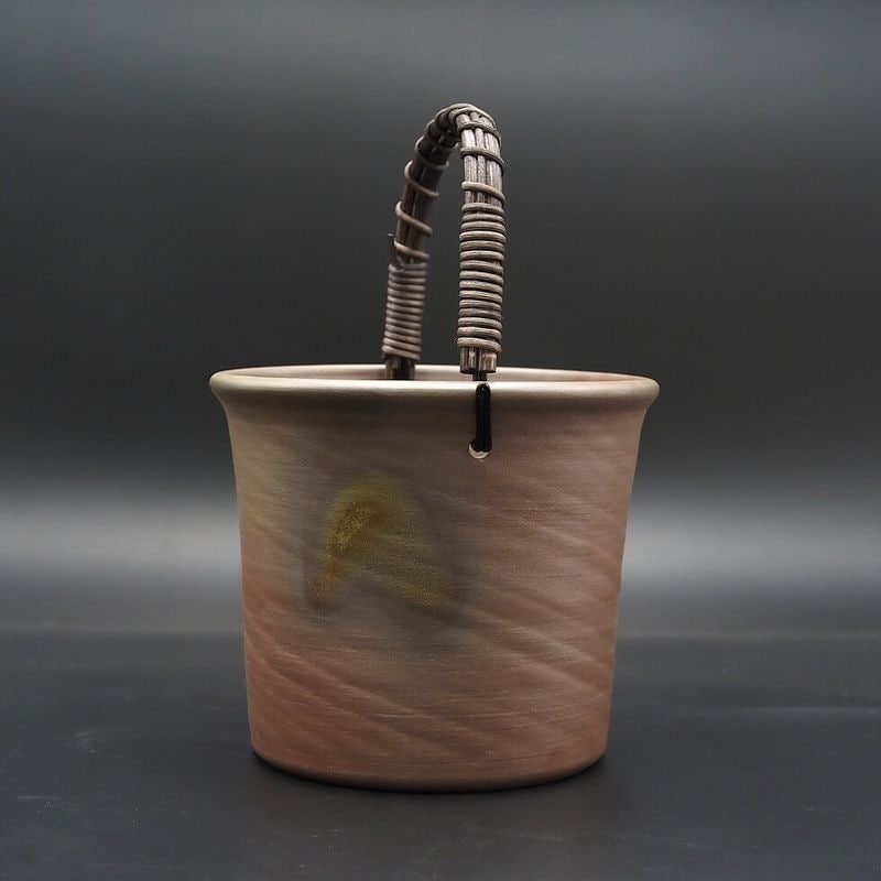 【アウトレット(B級)品】忠孝窯オリジナル陶器「アイスペール（窯変なし）」