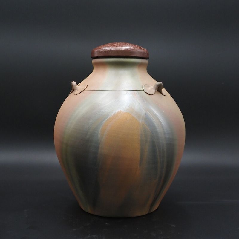 アウトレット(B級)品】忠孝オリジナル陶器「琉球城焼 豊見1500ml空甕