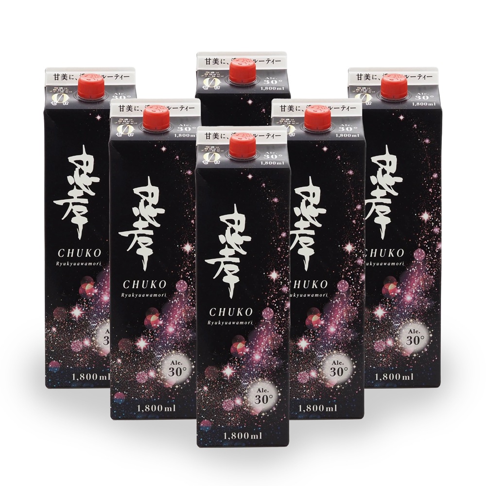 忠孝30度紙パック1800ml×6本セット「沖縄泡盛」