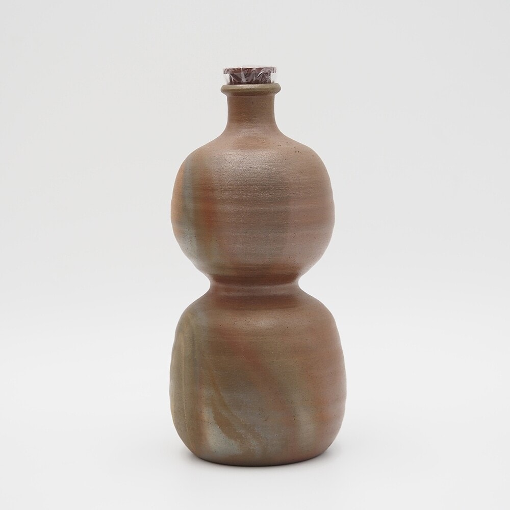 忠孝オリジナル陶器「琉球城焼 ひょうたん徳利720ml(四合)用 窯