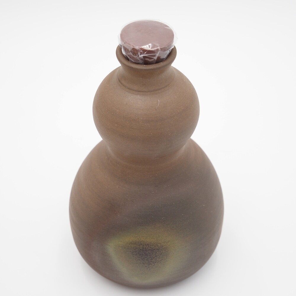忠孝オリジナル陶器「琉球城焼 ひょうたん徳利540ml(三合)用