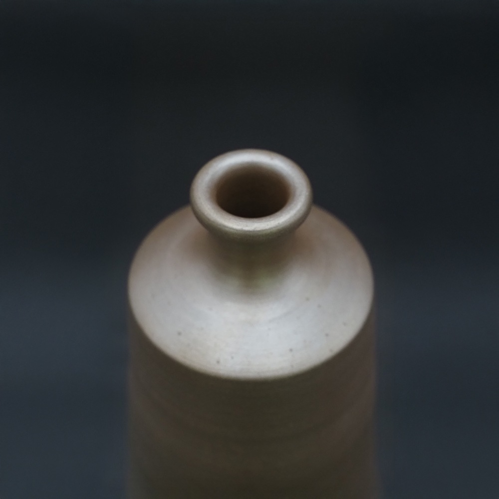 【アウトレット(B級)品】忠孝オリジナル陶器「琉球城焼 720ml空甕 シリコン蓋付き・窯変なし」