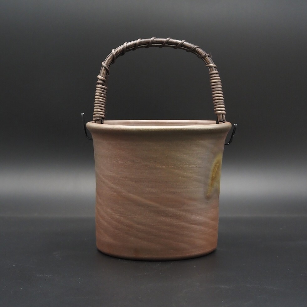アウトレット(B級)品】忠孝窯オリジナル陶器「アイスペール（窯変なし）」