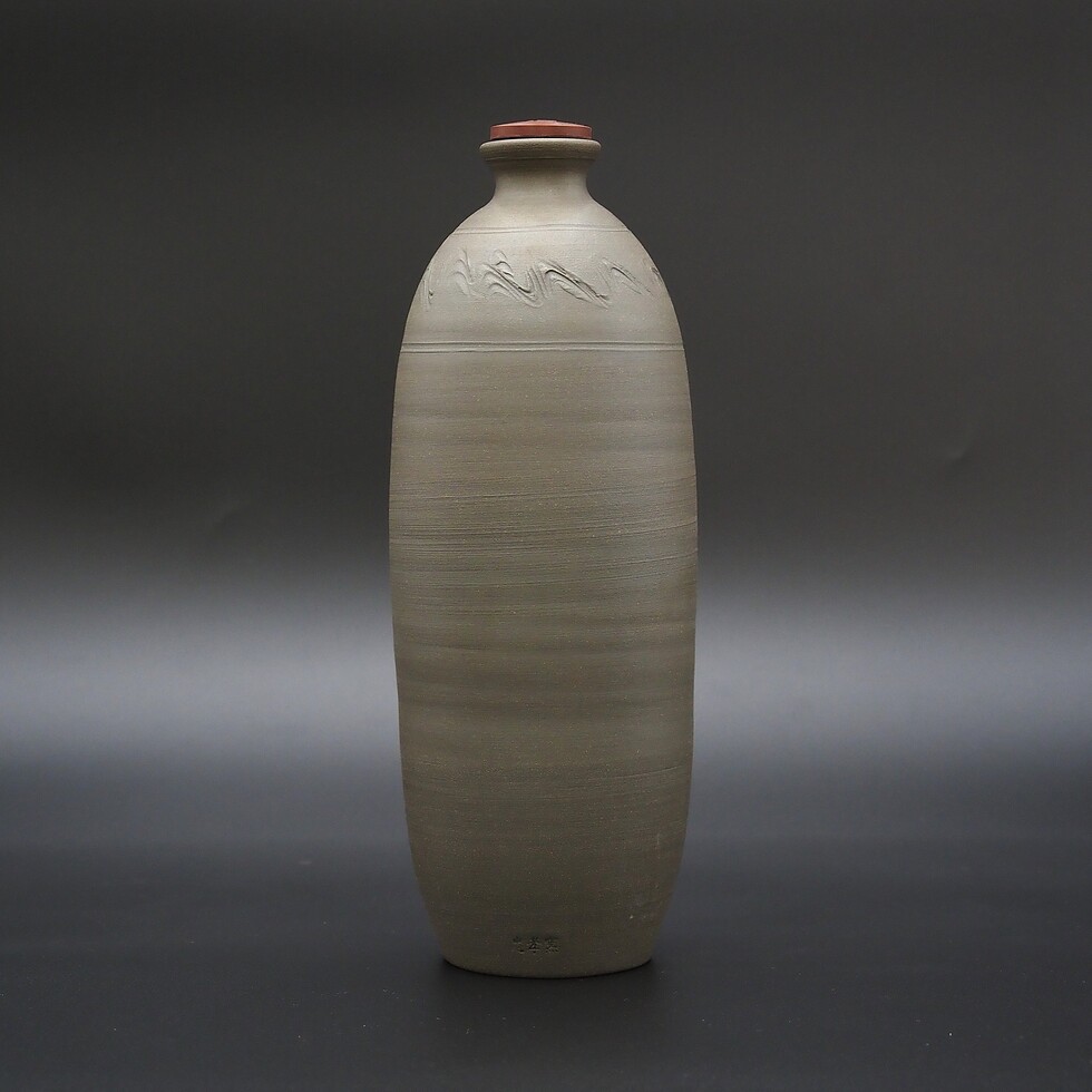 【アウトレット(B級)品】忠孝オリジナル陶器「鬼の手（720ml）」シリコン蓋付き・窯変なし