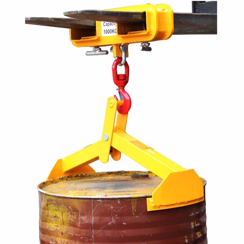 ドラム缶縦吊り具 スチール製 DL350 耐荷重350kg | 業務用運搬機械