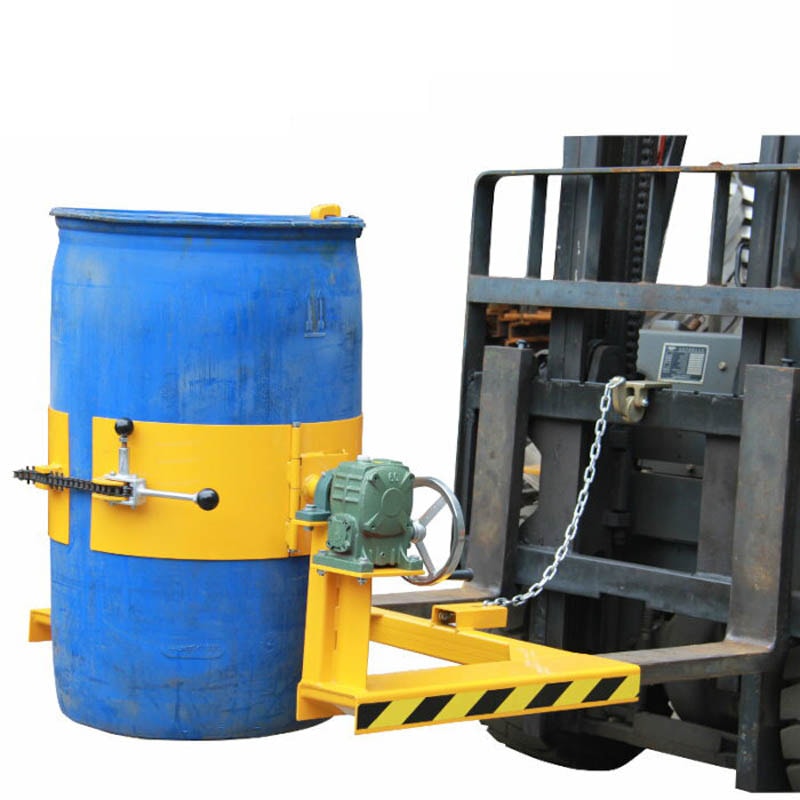 ドラム缶反転機 HK285 荷重300kg フォークリフト用 | 業務用運搬機械