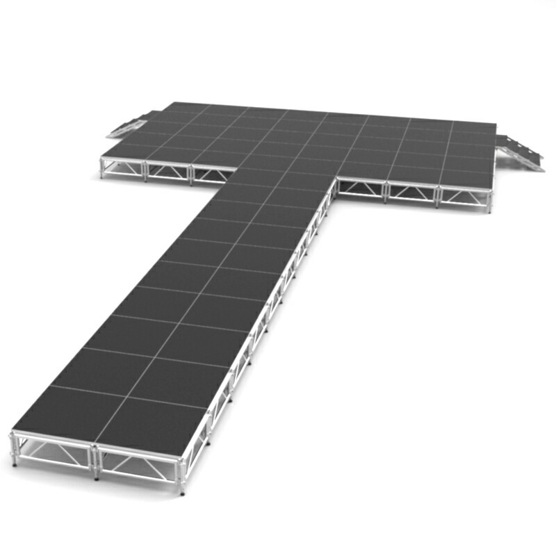 組立式ステージ☆イベント什器☆コンサートステージ☆1m×1m高さ60