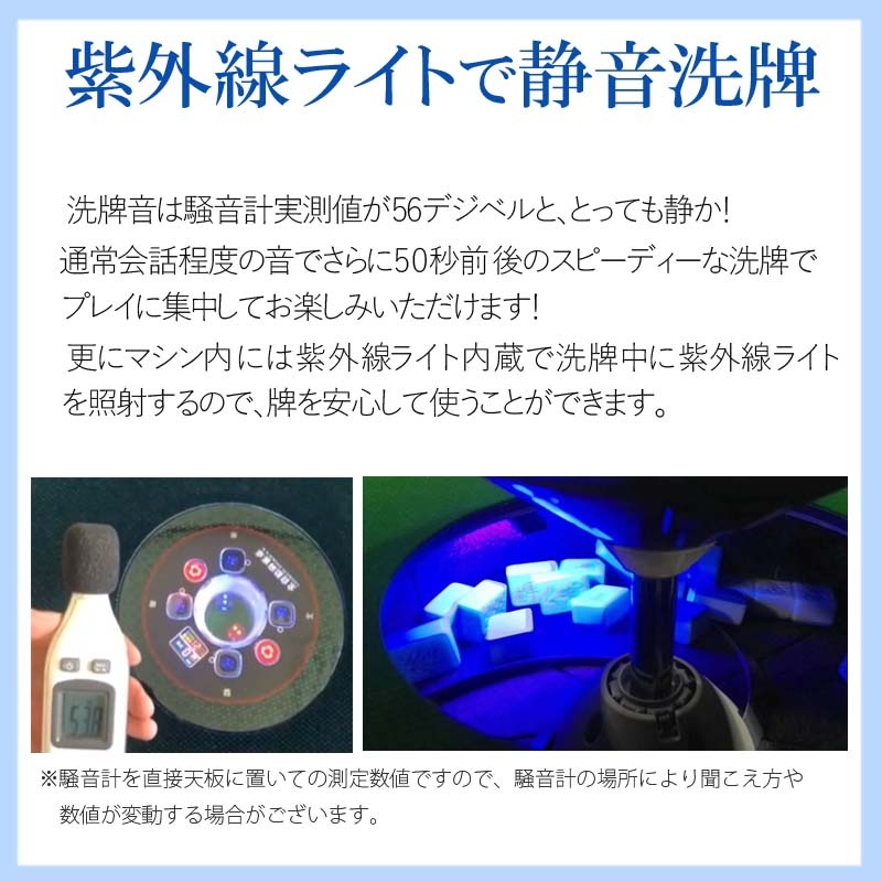 折りたたみ式全自動麻雀卓 点数表示 28ミリ牌×2面＋赤牌 静音