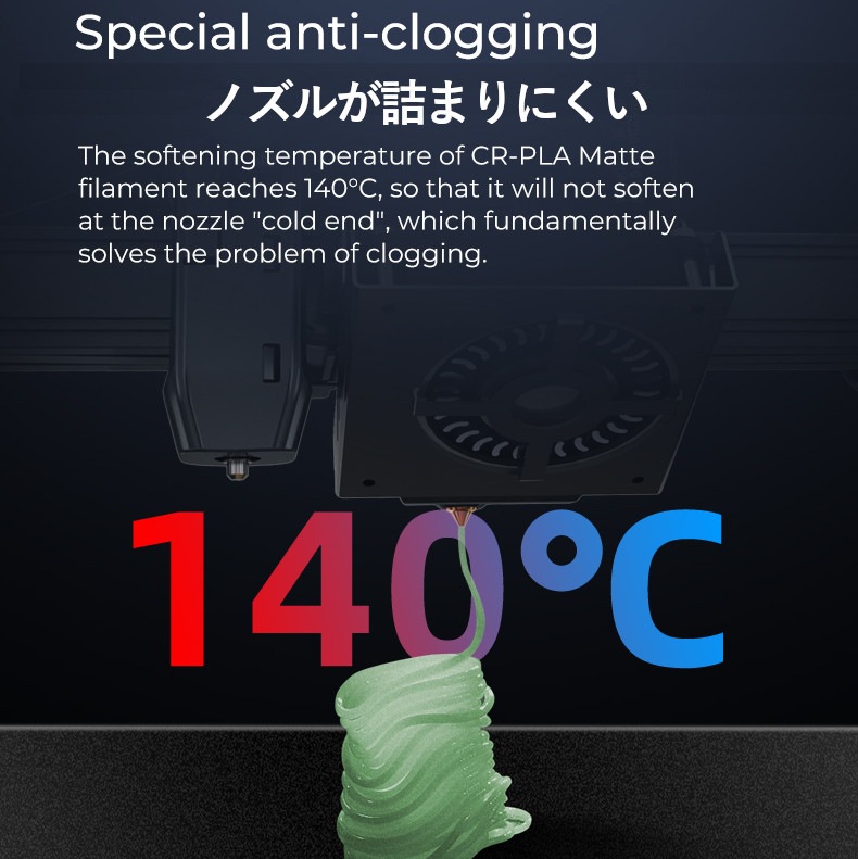 3Dץ󥿡 ե ޥåȥ֥å  Creality  Ender꡼ PLA ľ1.75mm  ̳ CR-PLA