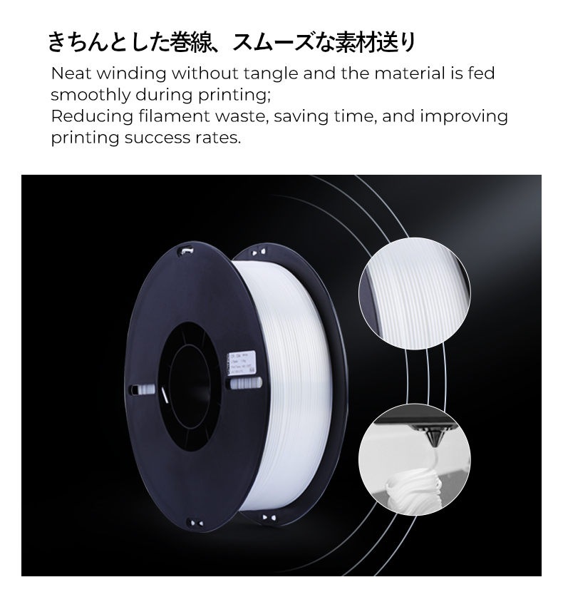 3D�ץ�󥿡� CR-���륯 �ե������ ���륯�ۥ磻�� �� Creality�� Ender���꡼������ ľ��1.75mm 3D�ץ�󥿡��� ������ ��̳��