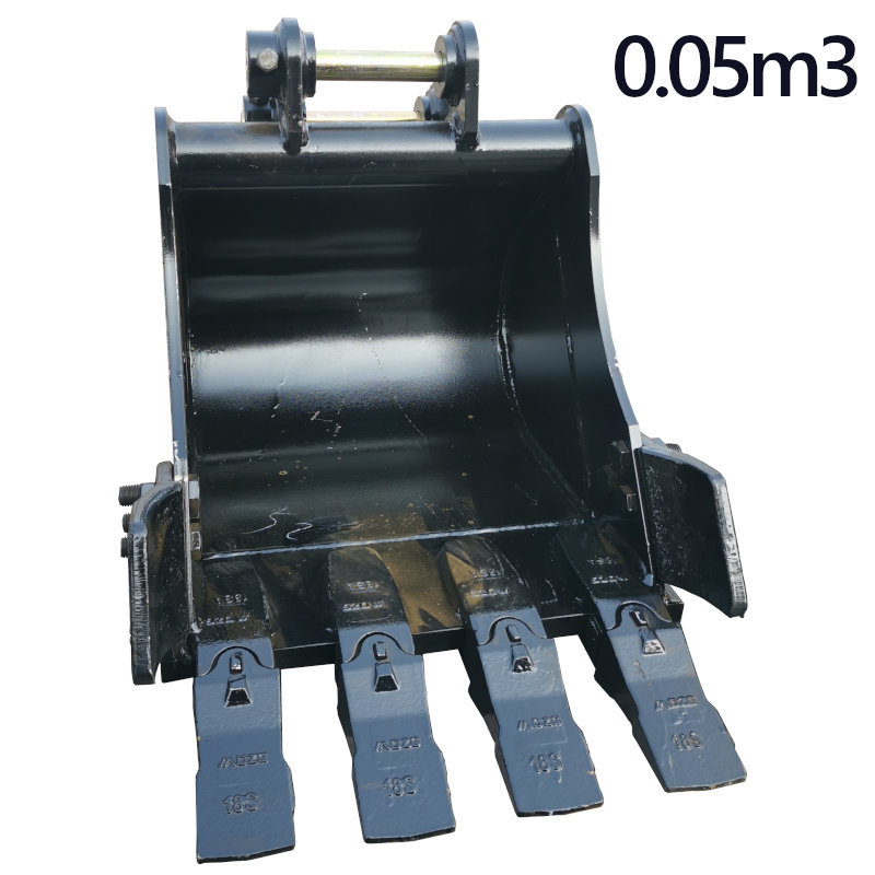 標準バケット ピン径25mm 0.05m3クラス アーム内幅110mm 0.5T～1.5T用 