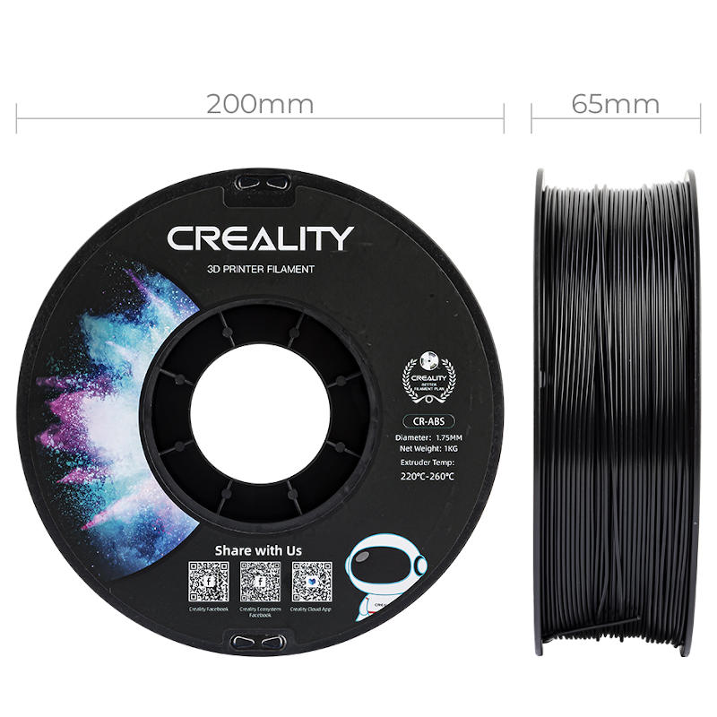 3Dץ󥿡 CR-ABS ե ֥å  Creality Ender꡼ ľ1.75mm 3Dץ󥿡  ̳ ABSե Ŭ絡 Creality٤ƤFDMDץ󥿡Ŭ