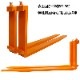 �ե�������ե��ѥե����� fork45or-1370 ɸ��ե����� 2�ܥ��å� Ĺ����1370mm ����150mm ������50mm �ٽ���4.5T  ���� ���ѥĥ� �ե����� ��