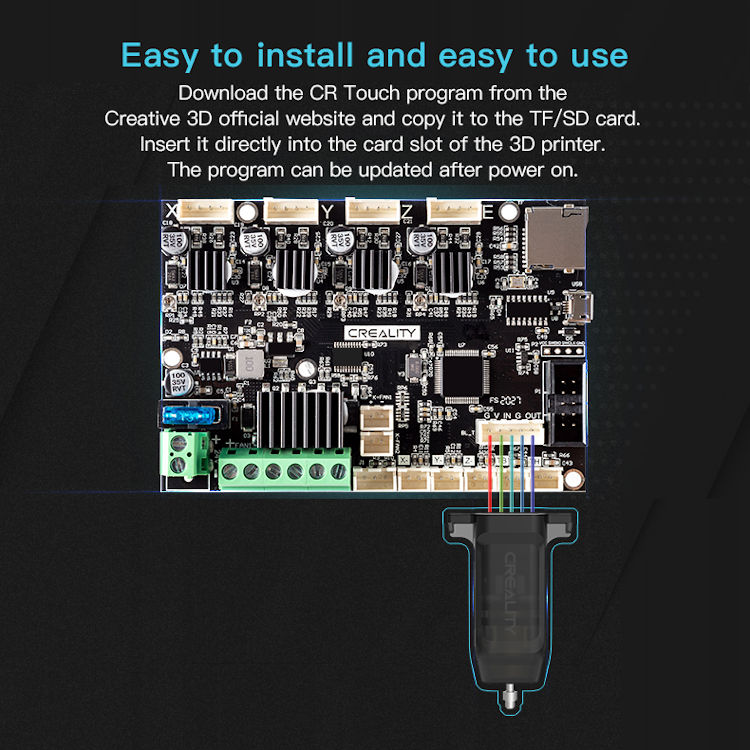 3Dץ󥿡 CR Touchư٥󥰸ѥå CR Touchȥ٥󥰸ѥå  Creality