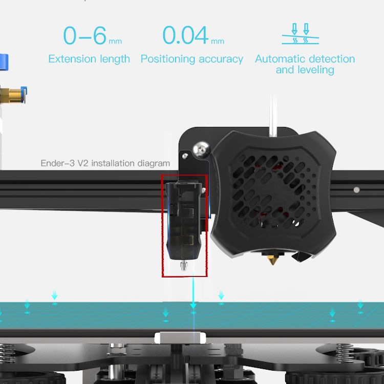 3Dץ󥿡 CR Touchư٥󥰸ѥå CR Touchȥ٥󥰸ѥå  Creality