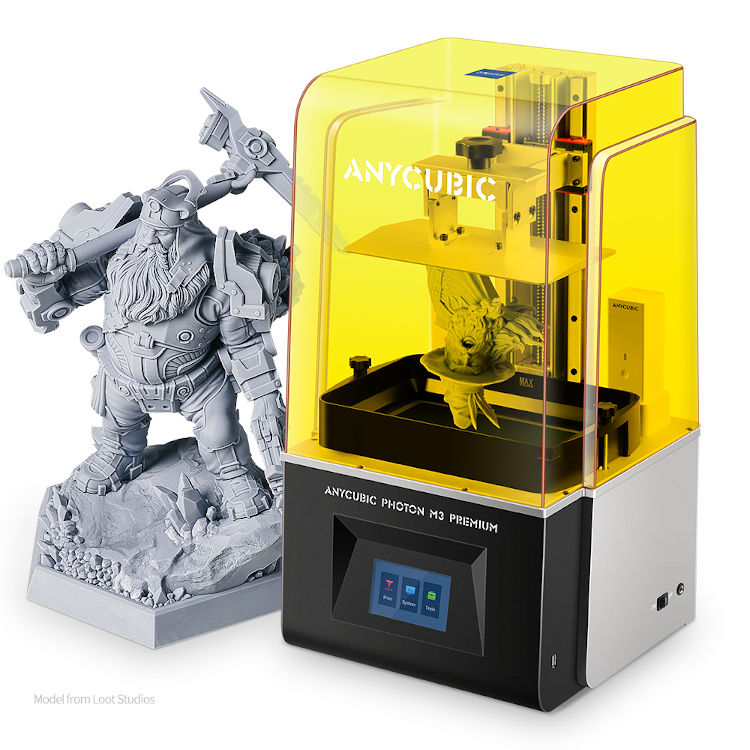 3Dץ󥿡 ¤ Photon M3 Premium  ANYCUBIC  3dץ 8K  ®95mm/h 