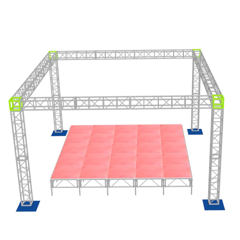 トラスセット ステージトラス 7×7×3m 軽量 アルミ 高3m| イベント
