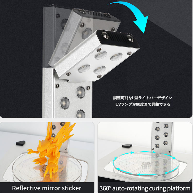 ANYCUBIC Cure&Wash Plus Ų 3dץ󥿡  祵 Ų SLA/DLP/LCD 3Dץ  