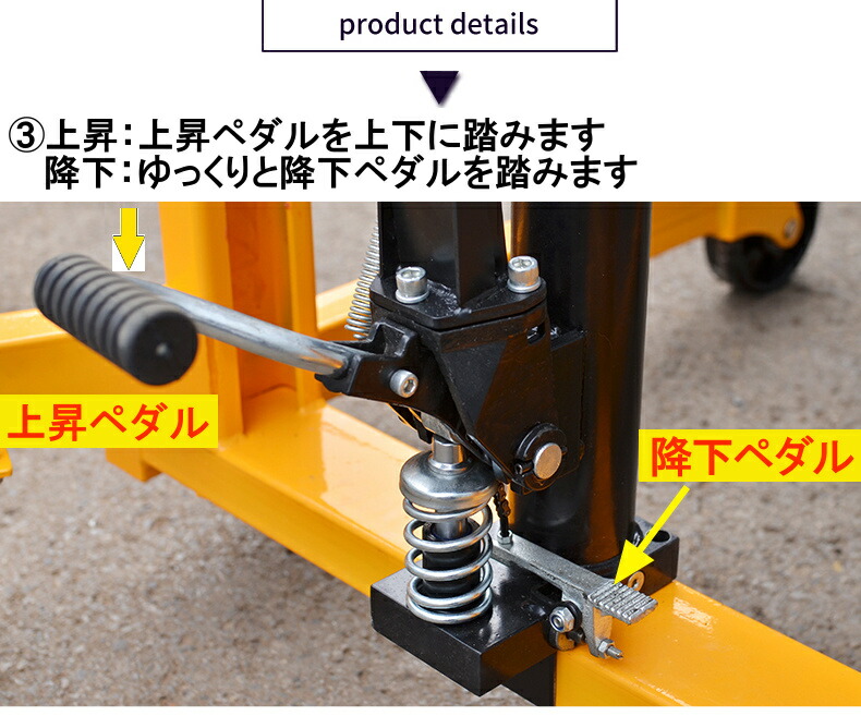 【訳あり 】ハンドドラムリフト ドラム缶リフト ドラム運搬回転機