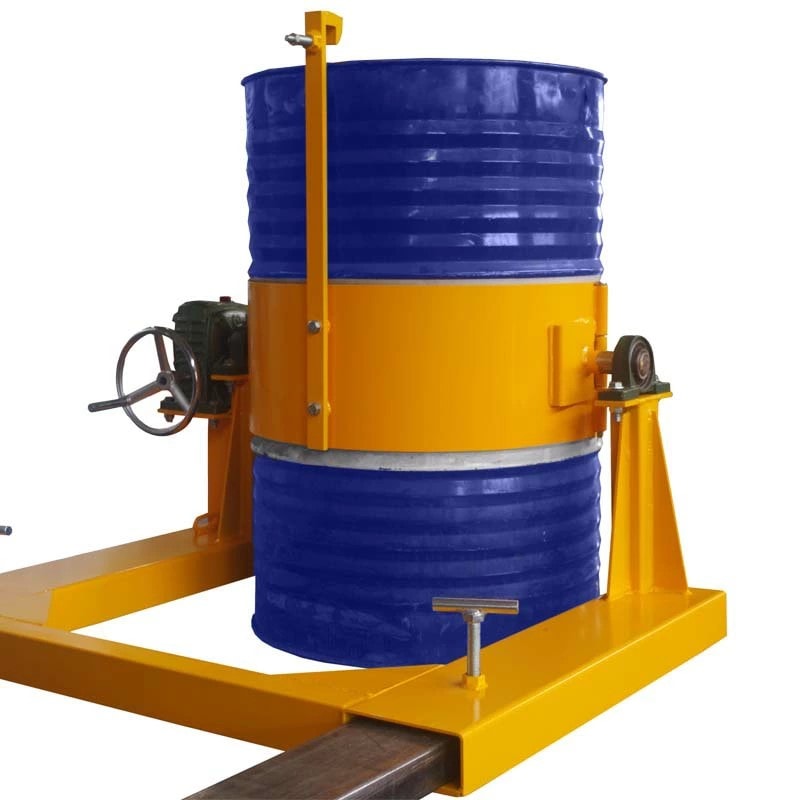 ドラム缶反転機 HK285-2 荷重300kg フォークリフト用 | 業務用運搬機械