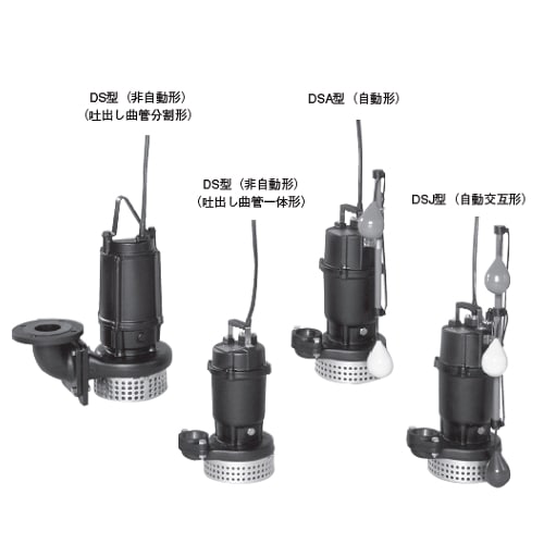 【交渉不可】50DL5.4A エバラ 水中ポンプ ○エバラ/荏原【50DL5.4A】汚水・汚物用水中ポンプ DL型 三相