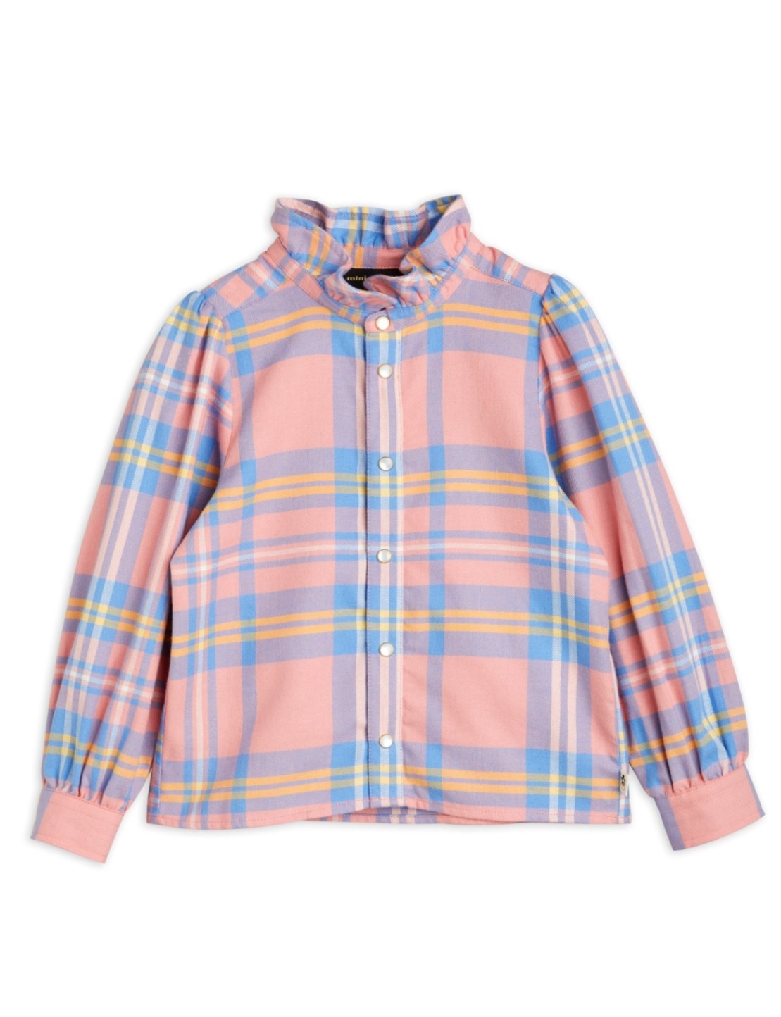 【mini rodini】Flanell Check woven blouse