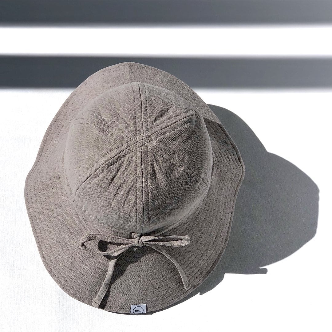 帽子 fini.the label vintage straw hat – fini. the label