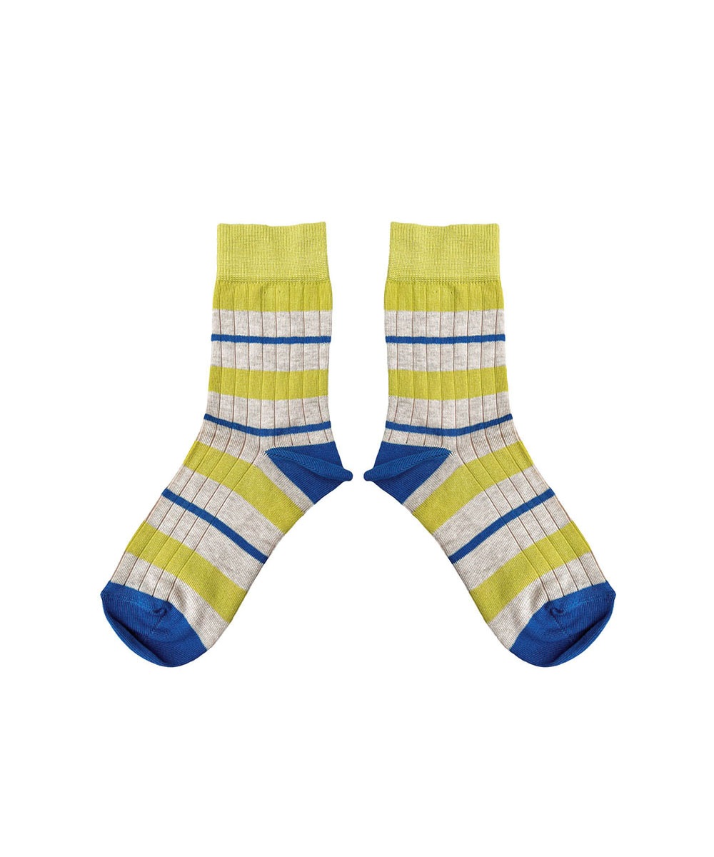 【MABLI】TENBY SHORT SOCKS - APPLE STRIPE