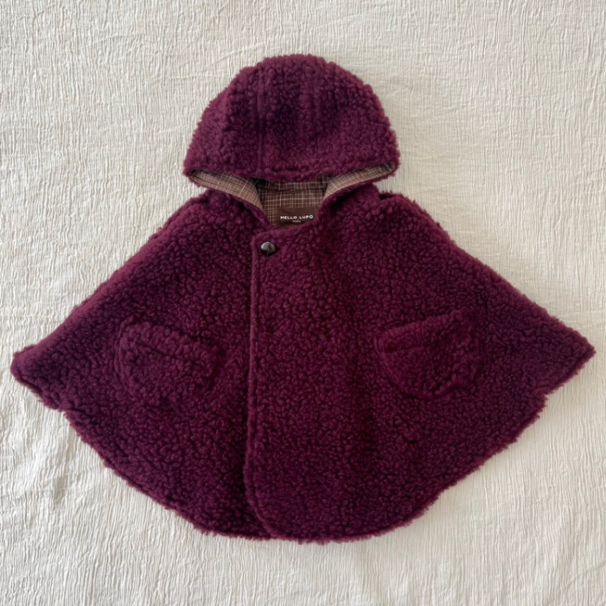 コート hello Lupo poncho, orzo 4-5y hello Lupo poncho, orzo 4-5y
