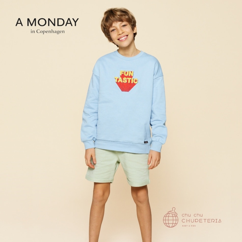 【A MONDAY】Ziggy Blouse - Cashmere Blue