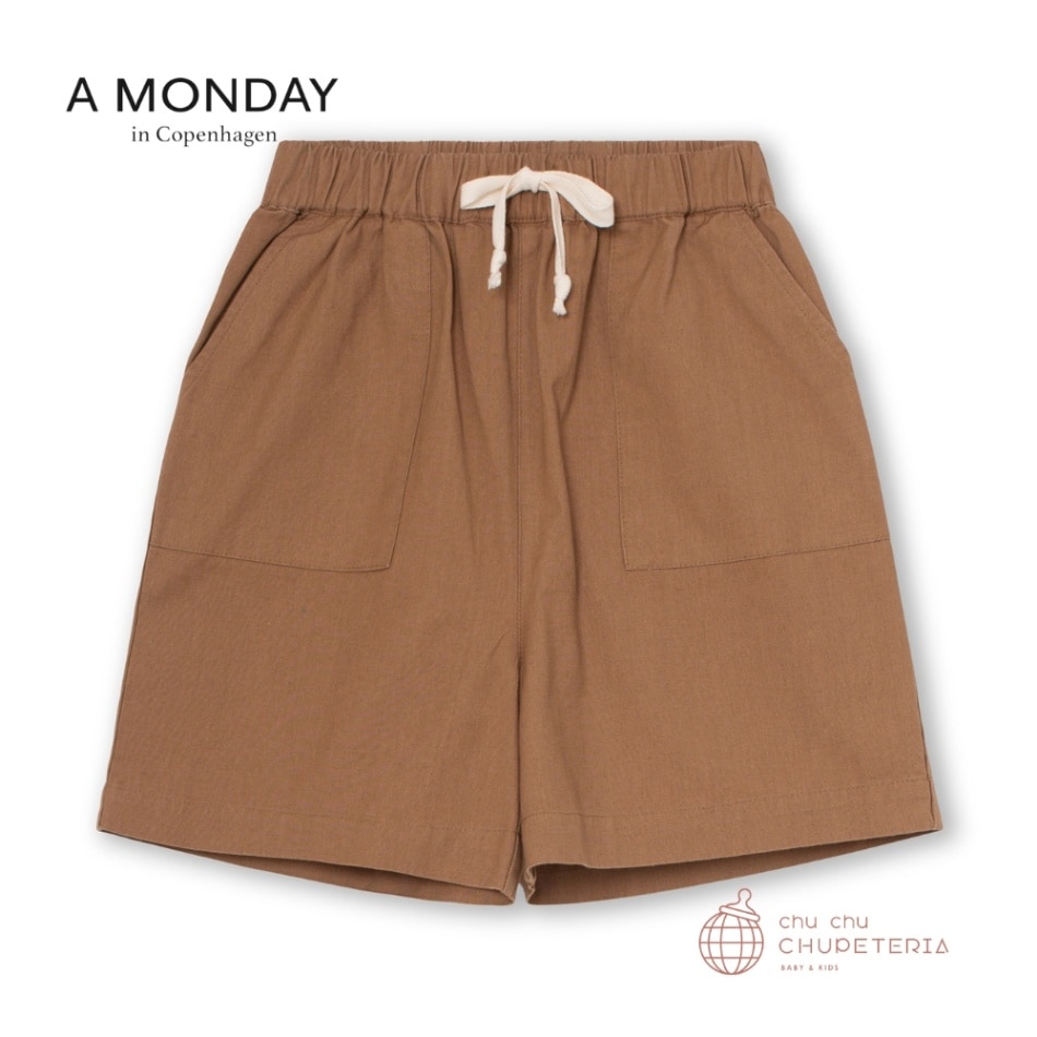 【A MONDAY】Bas Shorts - Otter Brown